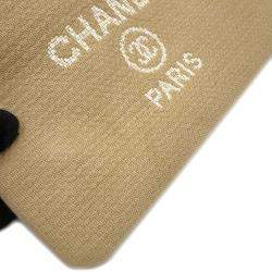 Pre Owned Chanel Beige Canvas Deauville Tote Bag