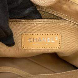 Pre Owned Chanel Beige Canvas Deauville Tote Bag
