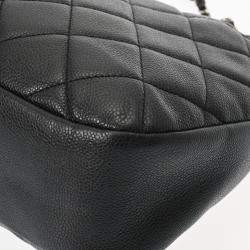 Chanel Black Leather Timeless CC Soft Tote Bag