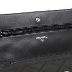 Chanel Black Lambskin Classic Wallet on Chain 