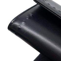 Chanel Black Leather Chain Wallet 
