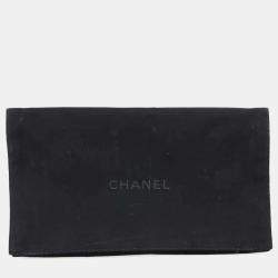 Chanel Black Leather Chain Wallet 