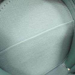 Chanel Green Caviar Leather Round Chain Shoulder Bag