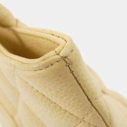 Chanel Light Beige Leather CC Medallion Tote Bag