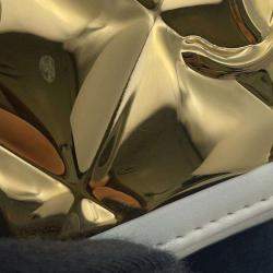 Chanel White Lambskin Quilted Mini Golden Plate Clutch With Chain 