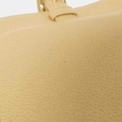 Pre Owned Chanel Leather Vintage Caviar Tote Bag