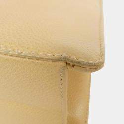 Pre Owned Chanel Leather Vintage Caviar Tote Bag