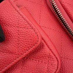 Chanel Quilted Caviar Medium Multipocket O Case Clutch 