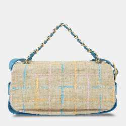 Chanel Neutrals Tweed Mademoiselle Flap Bag