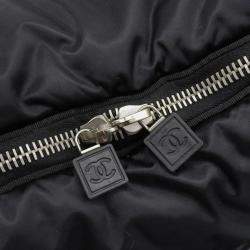 Chanel Sports Line Seal Boutique Coco Mark Boston Bag Nylon