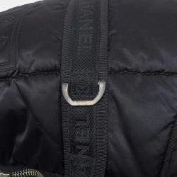 Chanel Sports Line Seal Boutique Coco Mark Boston Bag Nylon