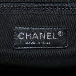 Pre Owned Chanel Paris New York Tote Bag Nylon Material