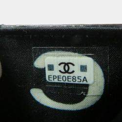 Chanel Black Leather Coco Small Flap Wallet 