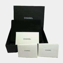 Chanel Black Leather Coco Small Flap Wallet 