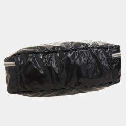 Pre Owned Chanel Black Patent Leather 2019 La Pausa Bay Camera Case