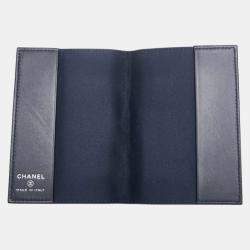 Chanel Blue Black Red Lambskin Airlines Wallet On Chain  
