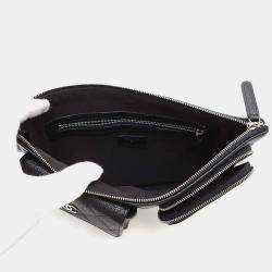 Chanel Black Caviar Leather Multi-Pocket Business Bag 