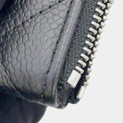 Chanel Black Caviar Leather Multi-Pocket Business Bag 