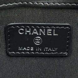 Chanel Black Caviar Leather Multi-Pocket Business Bag 