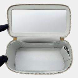 Pre Owned Chanel Light Blue Lambskin Vanity Chain Bag