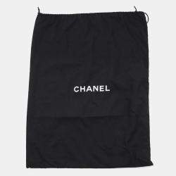 Pre Owned Chanel Black and White Tweed Cotton Jersey Flap Chain Shoulder Bag