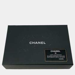 Pre Owned  Chanel Black Lambskin Pearl Chain Shoulder Bag 