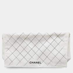 Pre Owned Chanel Matelasse Double Flap Chain shoulder Bag Metalic yellow Calf Leather Size 25