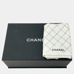 Pre Owned  Chanel  Black Caviar Leather Small Classic Flap Chain Shoulder Bag