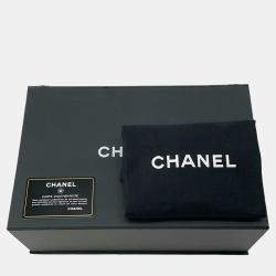 Pre Owned Chanel Black/Gold Lambskin Paris-New York CC Chic Chain Shoulder Bag 