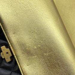 Pre Owned Chanel Black/Gold Lambskin Paris-New York CC Chic Chain Shoulder Bag 