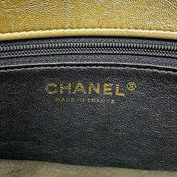Pre Owned Chanel Black/Gold Lambskin Paris-New York CC Chic Chain Shoulder Bag 