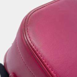 Pre Owned Chanel Lambskin CC Logo Vanity Chain Shoulder Bag