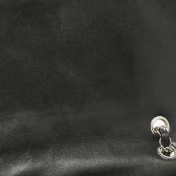 Chanel Black Quilted Leather Maxi Classic Single Flap Bag