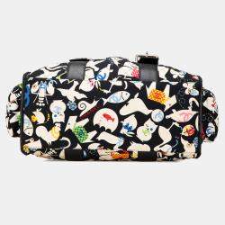 Chanel Black Multicolor Canvas Baby Animals Diaper Bag