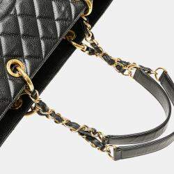 Chanel Black Caviar Grand Shopping Tote XL