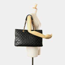 Chanel Black Caviar Grand Shopping Tote XL
