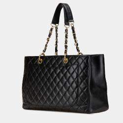 Chanel Black Caviar Grand Shopping Tote XL