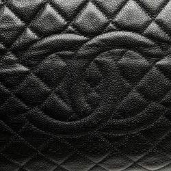 Chanel Black Caviar Grand Shopping Tote XL