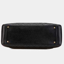 Chanel Black Caviar Grand Shopping Tote XL