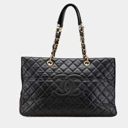 Chanel Black Caviar Grand Shopping Tote XL