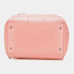 Chanel Pink Choco Bar Caviar Shoulder Bag