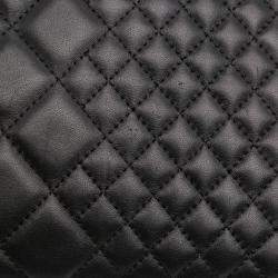 Chanel Black Medium Bi Quilted Lambskin Cosmetic Case