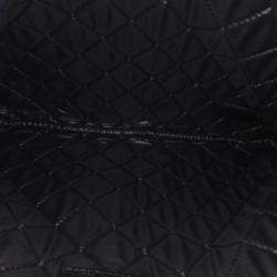 Chanel Black Medium Bi Quilted Lambskin Cosmetic Case