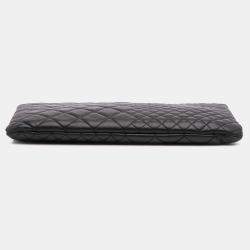 Chanel Black Medium Bi Quilted Lambskin Cosmetic Case