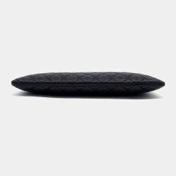 Pre Owned Chanel Black Leather Caviar Large Clutch