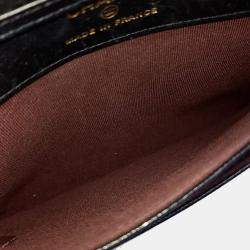 Chanel Black Leather caviar chain clutch and Crossbody bag