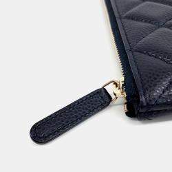 مملوكة مسبقًا Chanel Black Leather Caviar Clutch Large