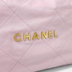 Chanel Pink Leather 22 bag