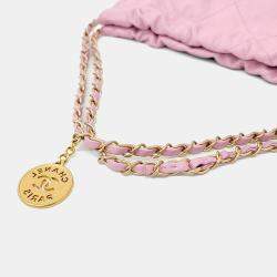 Chanel Pink Leather 22 bag