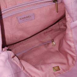 Chanel Pink Leather 22 bag